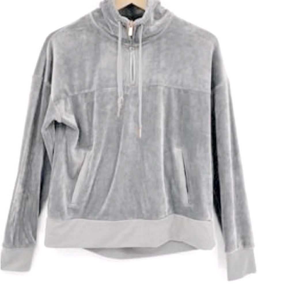 Champion Velour  soft 3/4 Zip pullover